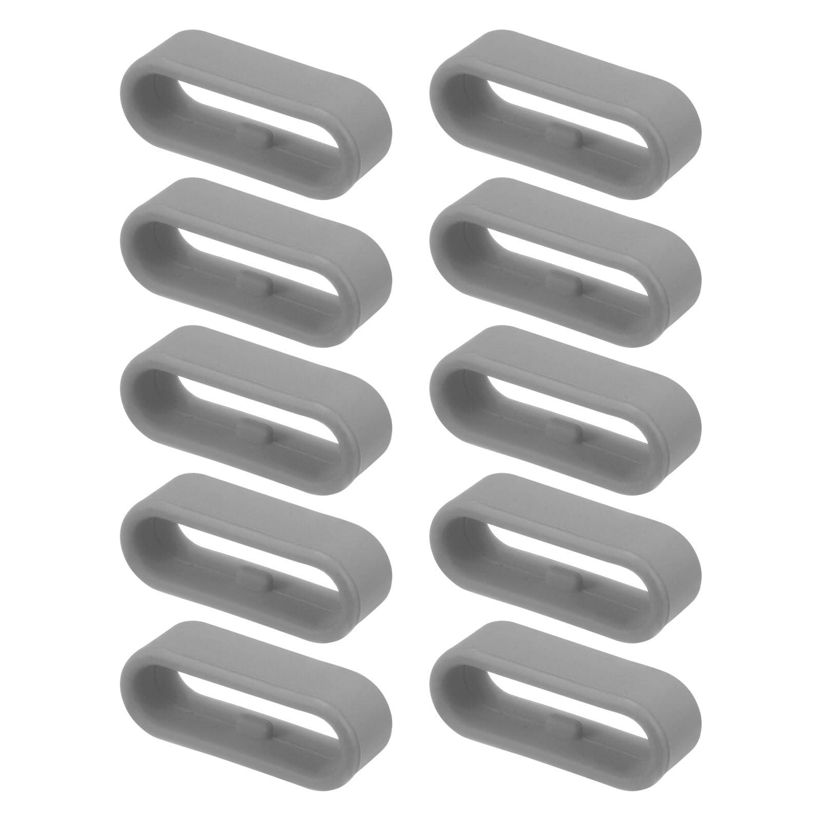 HARFINGTON Watch Band Strap Loops Silicone Replacement Fastener Rings Silicone W