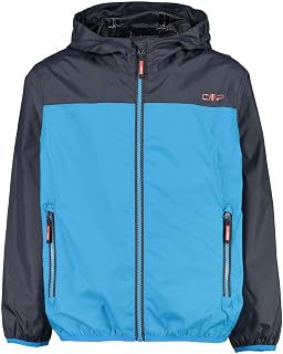 CMP Children's Hooded Rain Jacket Unisex – Children and Teenagers (Pack of 1)