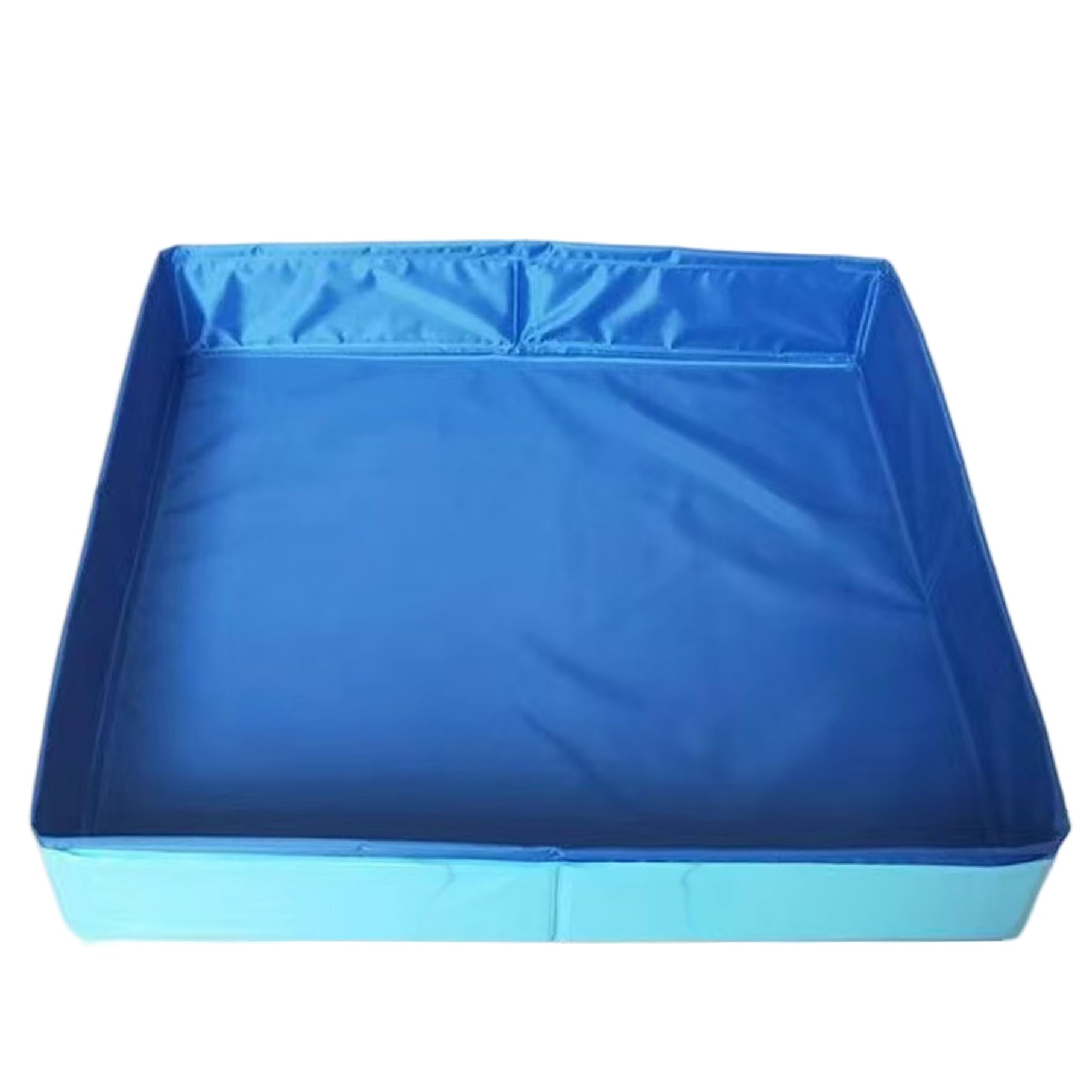 Dog Pool 20x20x3 Inch Foldable PVC Square Small Pool for Pet Kids