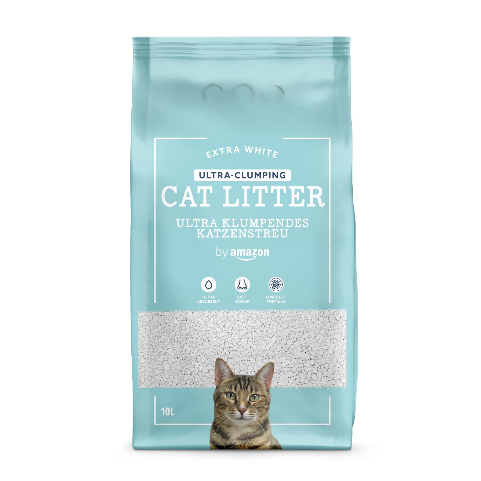 by Amazon Ultra White Clumping Cat Litter 10 L