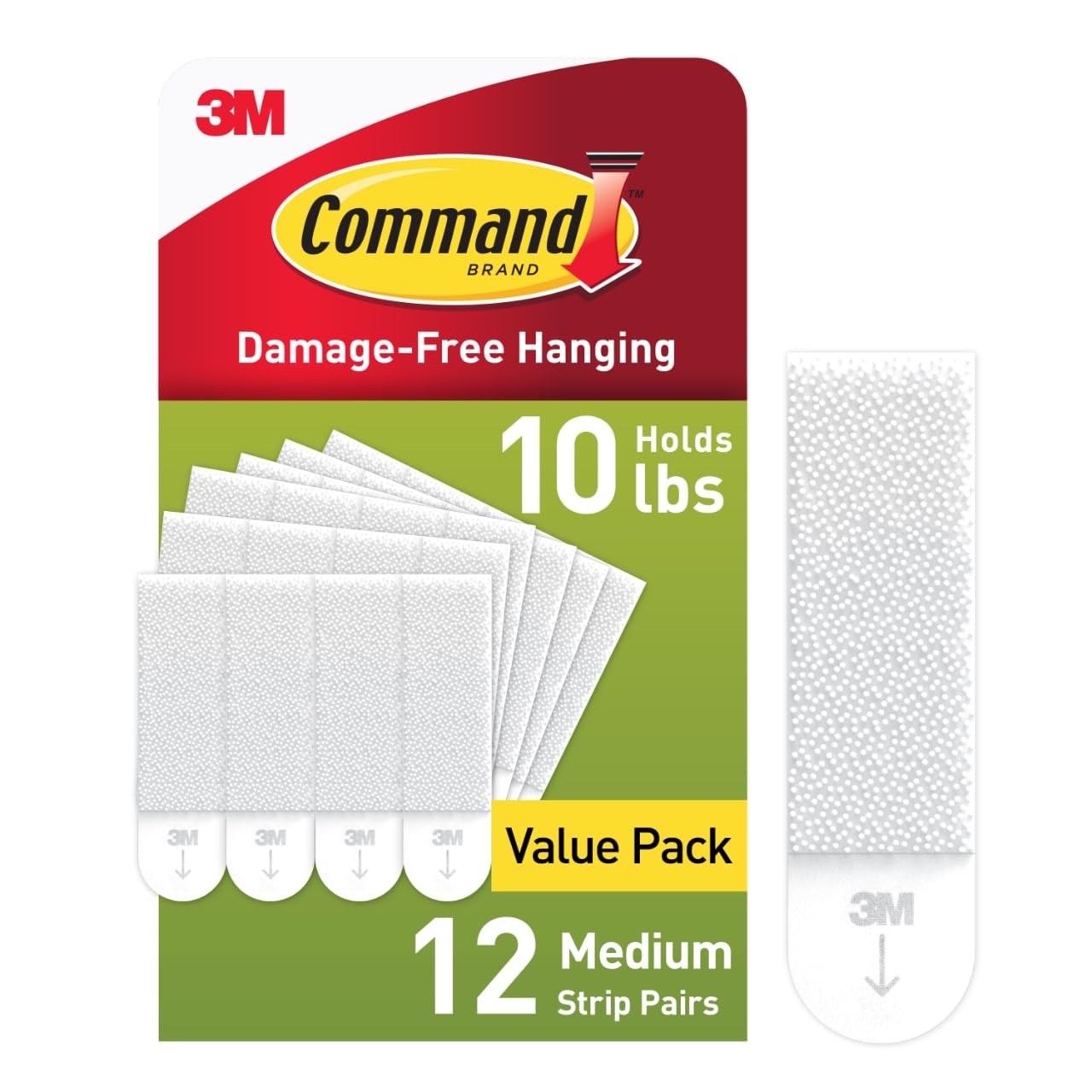 Command Medium Picture Hanging Strips, Damage Free Hanging Picture Hangers, No T
