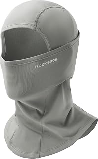 ROCKBROS Ski Mask Cycling Balaclava Windproof, Thermal Neck Gaiter Soft Full-mask Polar Fleece Headwear 11 Colors for Autumn Winter Skating, Skiing, Running, Cycling