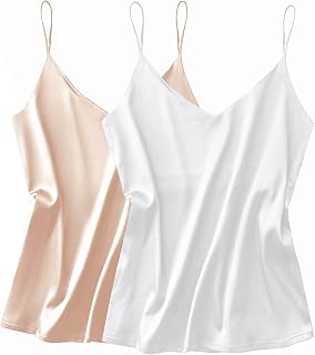 Ekouaer Niedlich, Ärmellos, Sexy, V-Ausschnitt Women's Nightgown