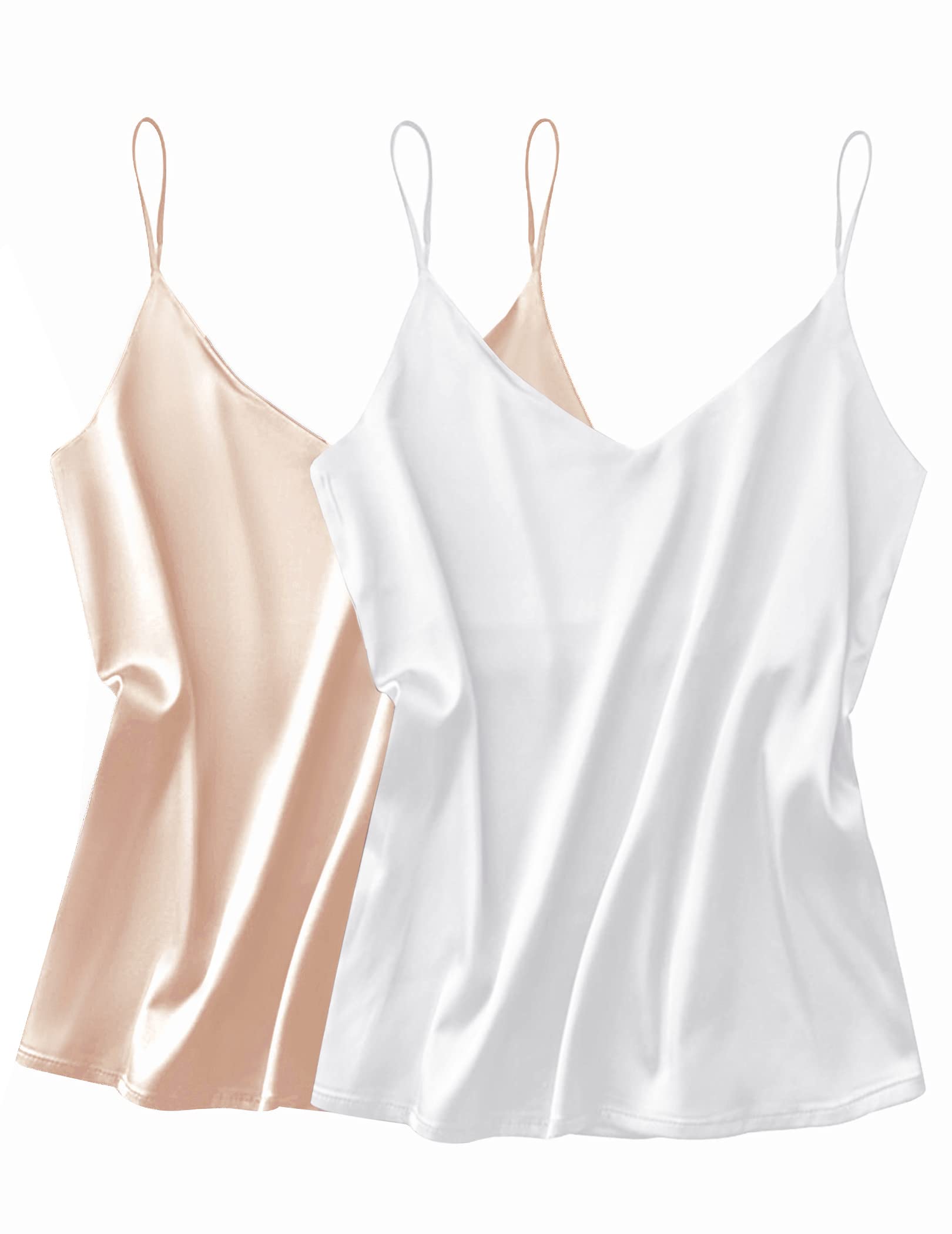 Ekouaer Niedlich, Ärmellos, Sexy, V-Ausschnitt Women's Nightgown
