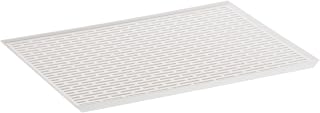 Yamazaki Wide Glass & Mug Stand, White, Tower Collection, Approx. W 16.7 in (42.5 cm) x D 12.1 in (30.7 cm) x H 0.6 in (1.5 cm), Dish Drainer, Glass Stand, 3328