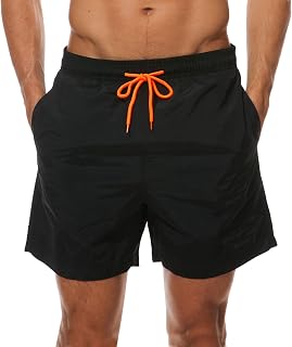 Arcweg Men's Quick Dry Bermuda Boy's Short Beach Sport Swimming Casual 12+ Years with Adjustable Elastic Cord Sizes 10-18