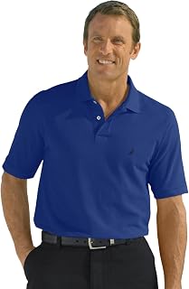 Nautica Classic Fit Short Sleeve Soft Cotton Polo Shirt Men (Pack of 1)
