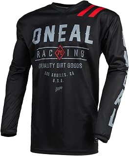 O'NEAL | Motocross Jersey | MX Enduro | Padded Elbow Protection, V-Neck, Breathable | Element Racewear Jersey | Adult