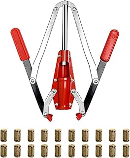 FastRack Double Lever Corker for Wine Bottles | Wine Bottle Corker with 20 Pcs Wine Corks | #8 Agglomerated corks Durable, Dual-Lever Design for Consistent Sealing | 14" Height – Made in Portugal