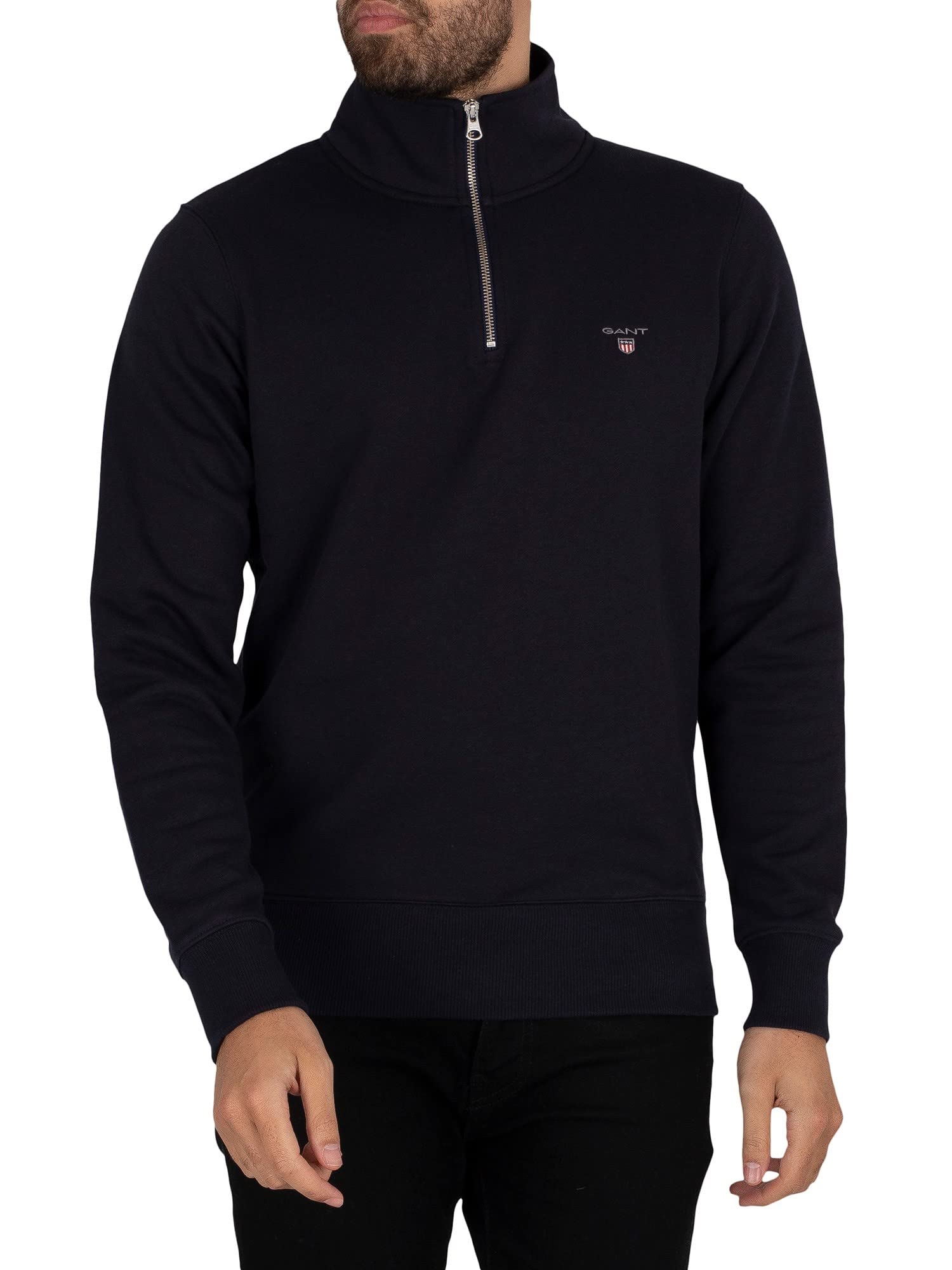GANT Original Half Zip Sweat Men's Sweatshirt (Pack of 1)