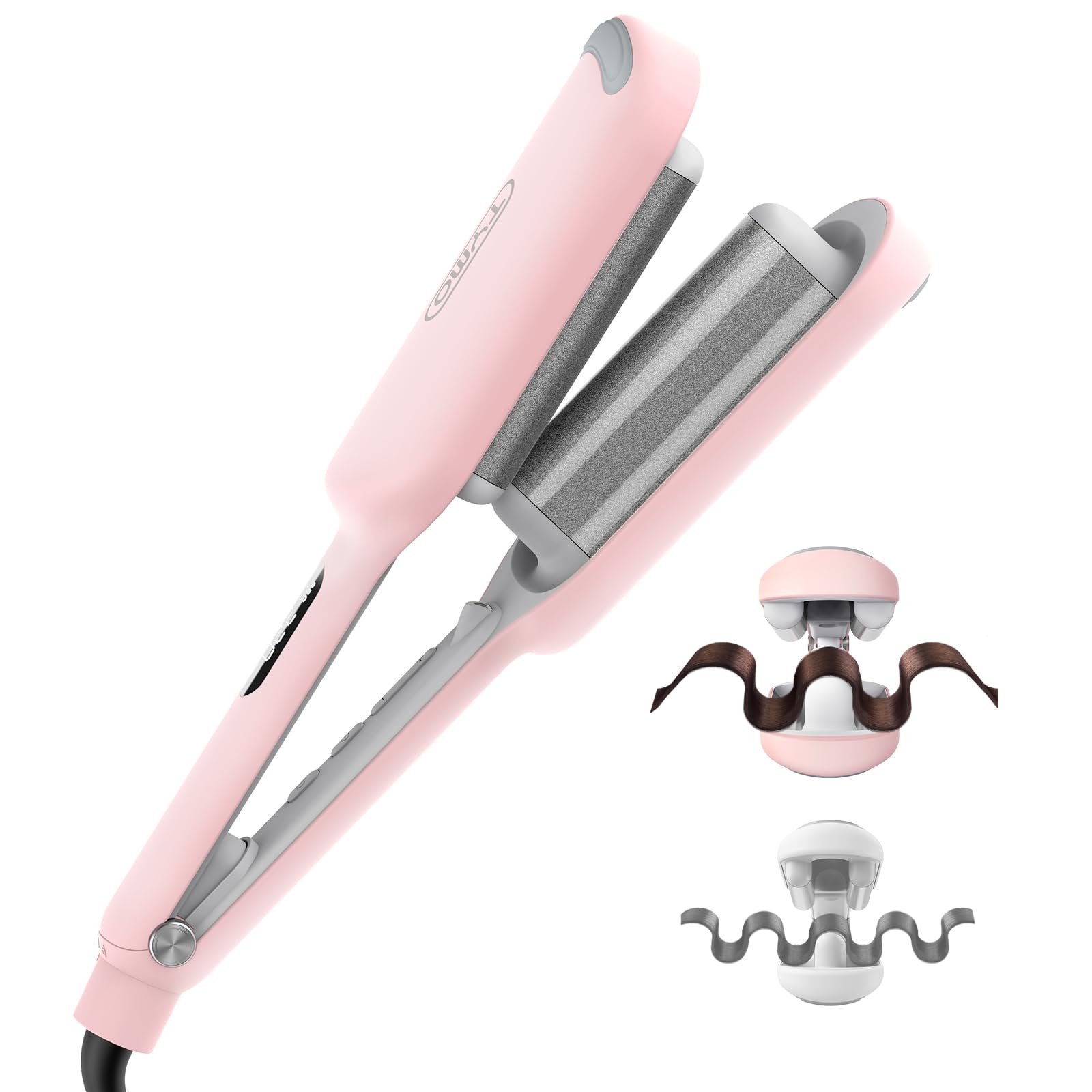 Curling Iron Hair Crimper Waver, TYMO ROVY Beach Waves Hair Curler | Ionic Curli