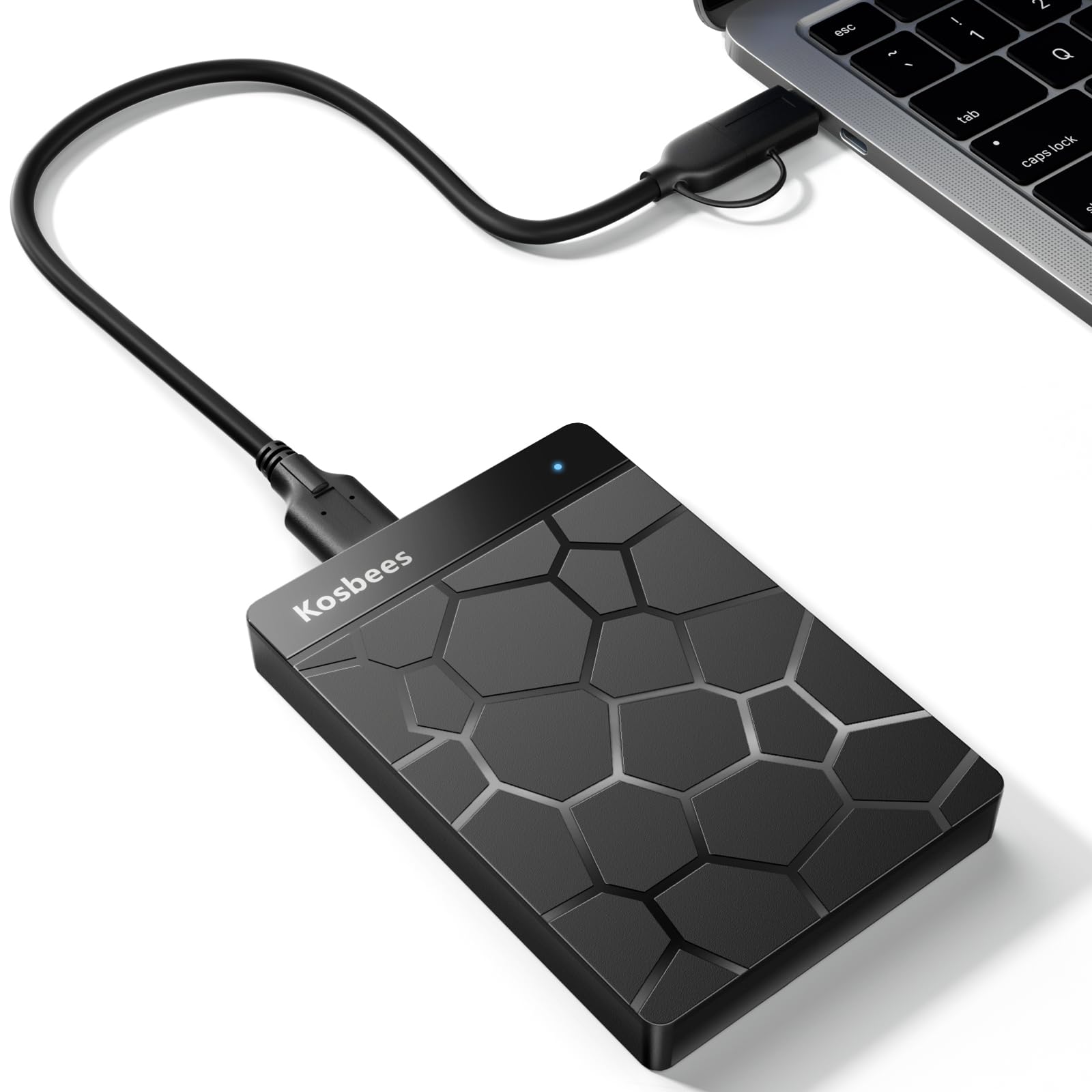 Kosbees 500 GB External Hard Drives,Portable Hard Drive for Windows,Ultra Slim E