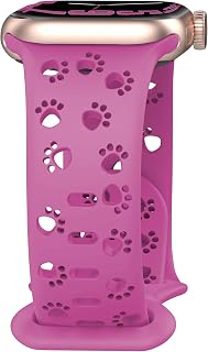 Compatible with Apple Watch Band 38mm 40mm 42mm 44mm Soft Silicone Replacement Band for Apple Watch Series 5,4,3,2,1