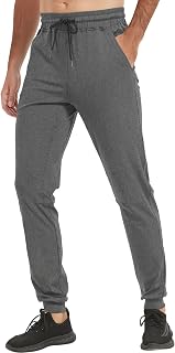 Tall Mens Sweatpants Extra Long Athletic Jogger Pants Zipper Pockets