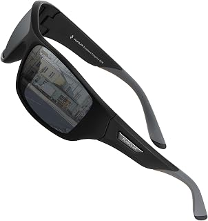 PUKCLAR Lunettes de soleil de sport polarisées pour homme et femme
