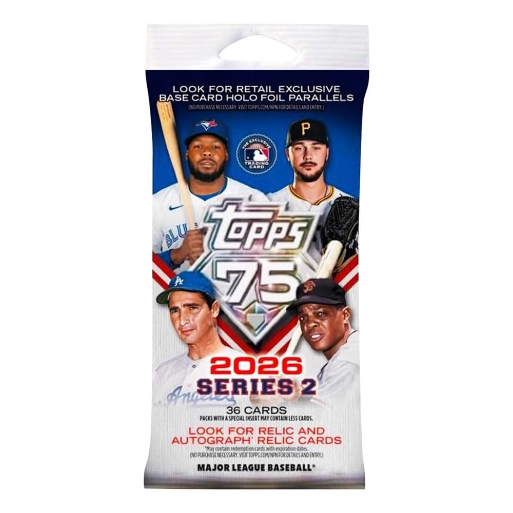 2026 Topps Series 2 Baseball Fat Pack, 36 Cards per Pack