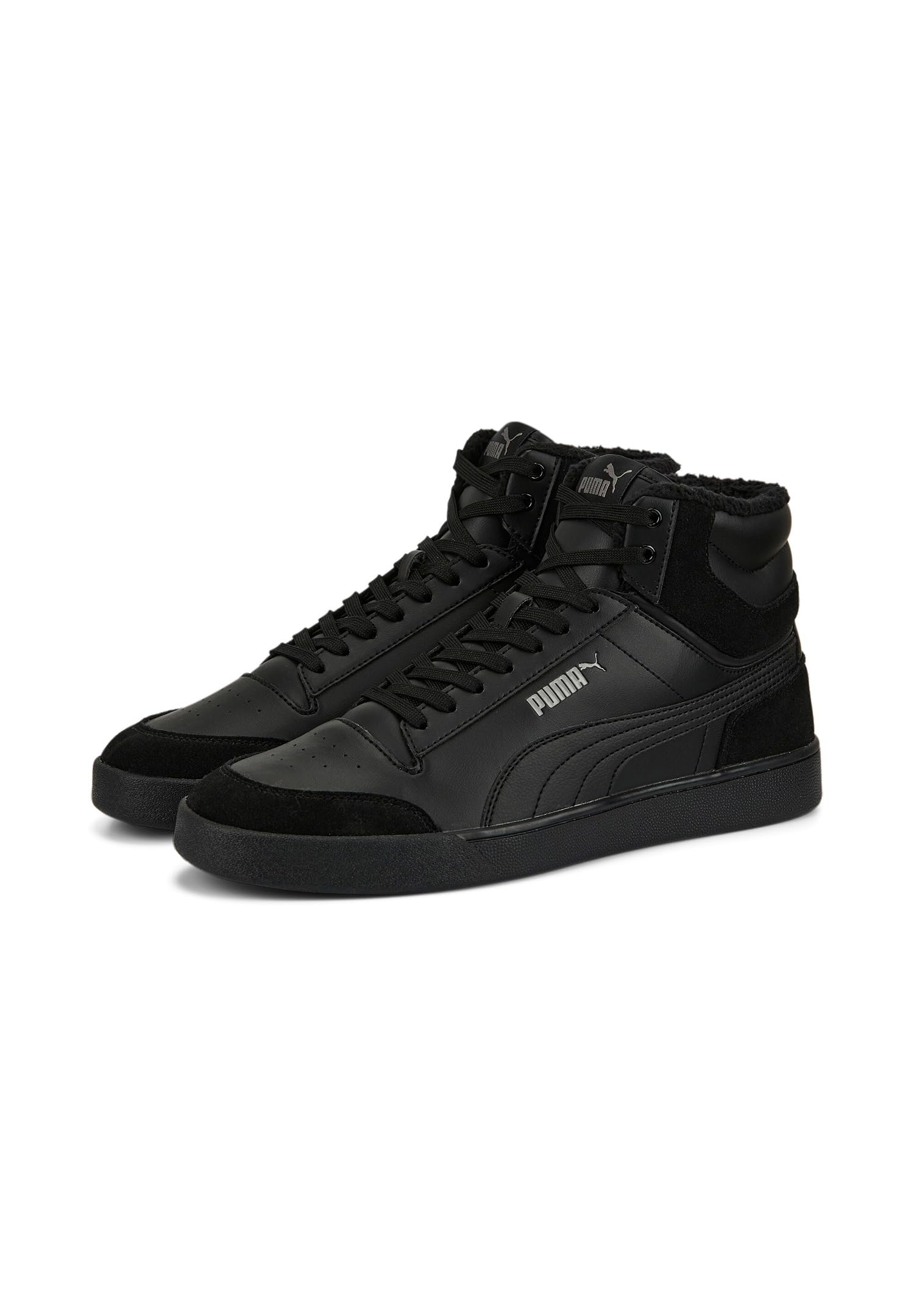 Puma Shuffle Mid Fur Unisex Trainers