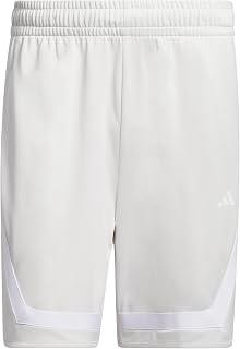 adidas Mens Pro Block Shorts Basketball Casual Bottoms Casual Moisture Wicking - Red