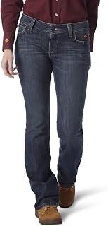 Wrangler Womens Fr Retro Mae Boot Cut JeanWork Utility Pants