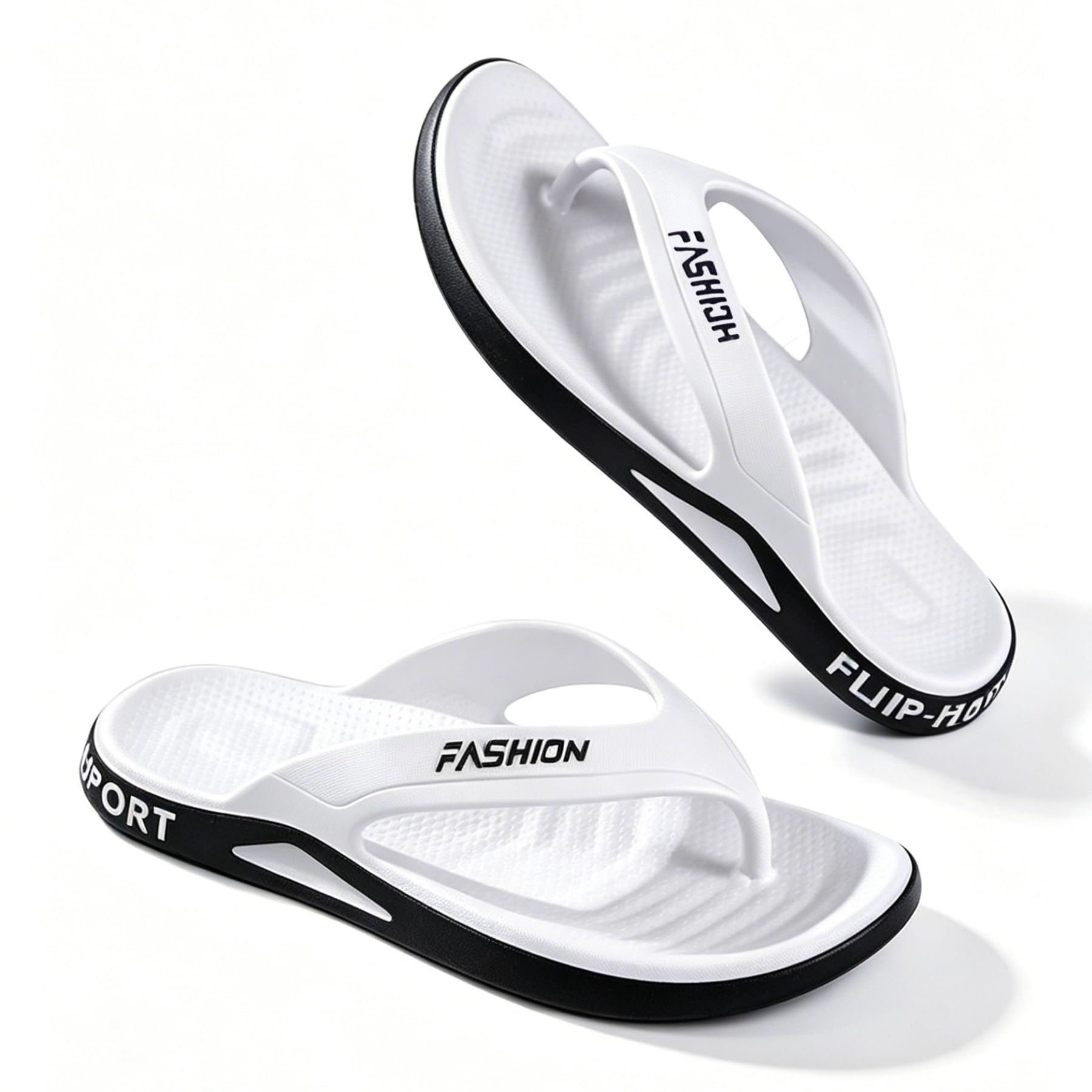 Mens Sports Flip Flops Comfortable Orthopedic Non Slip Casual Shower Flip Flops