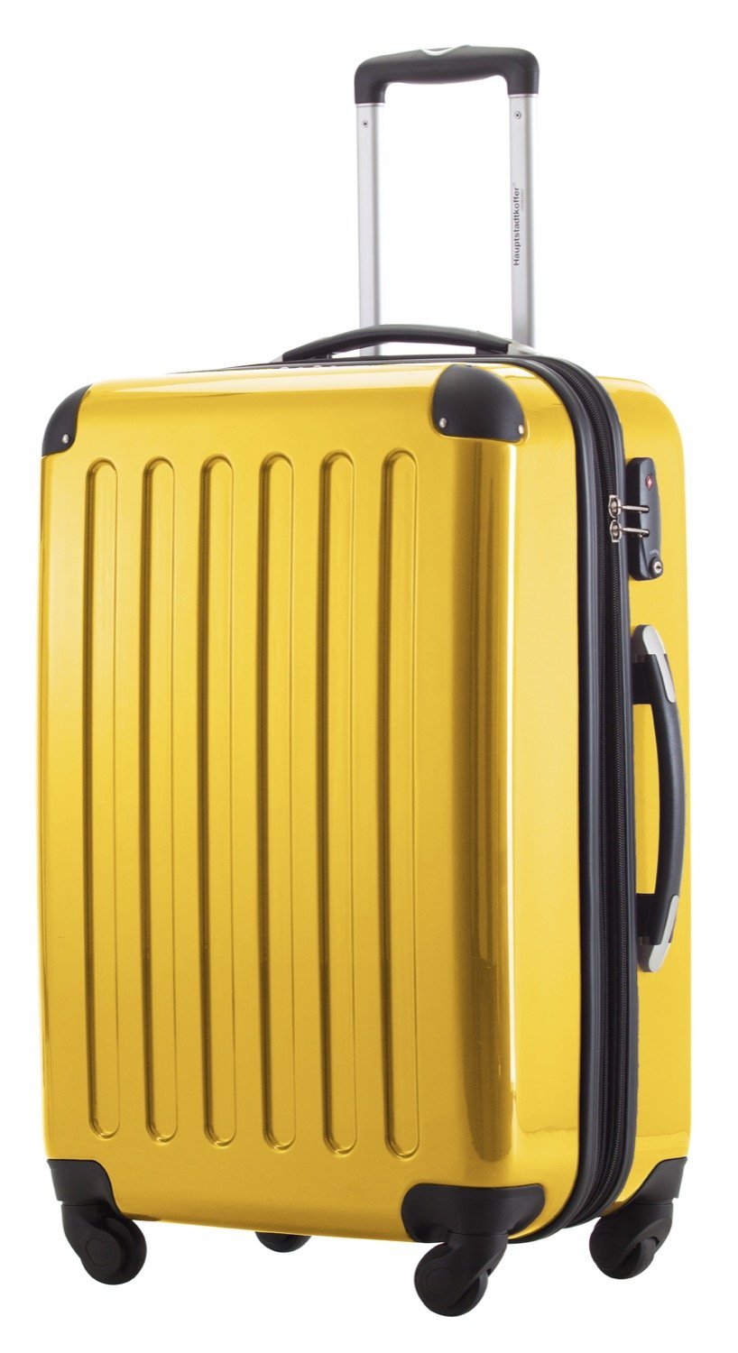 Hauptstadtkoffer Alex Hard Trolley with TSA Lock, lemon tree, Carry-on Luggage