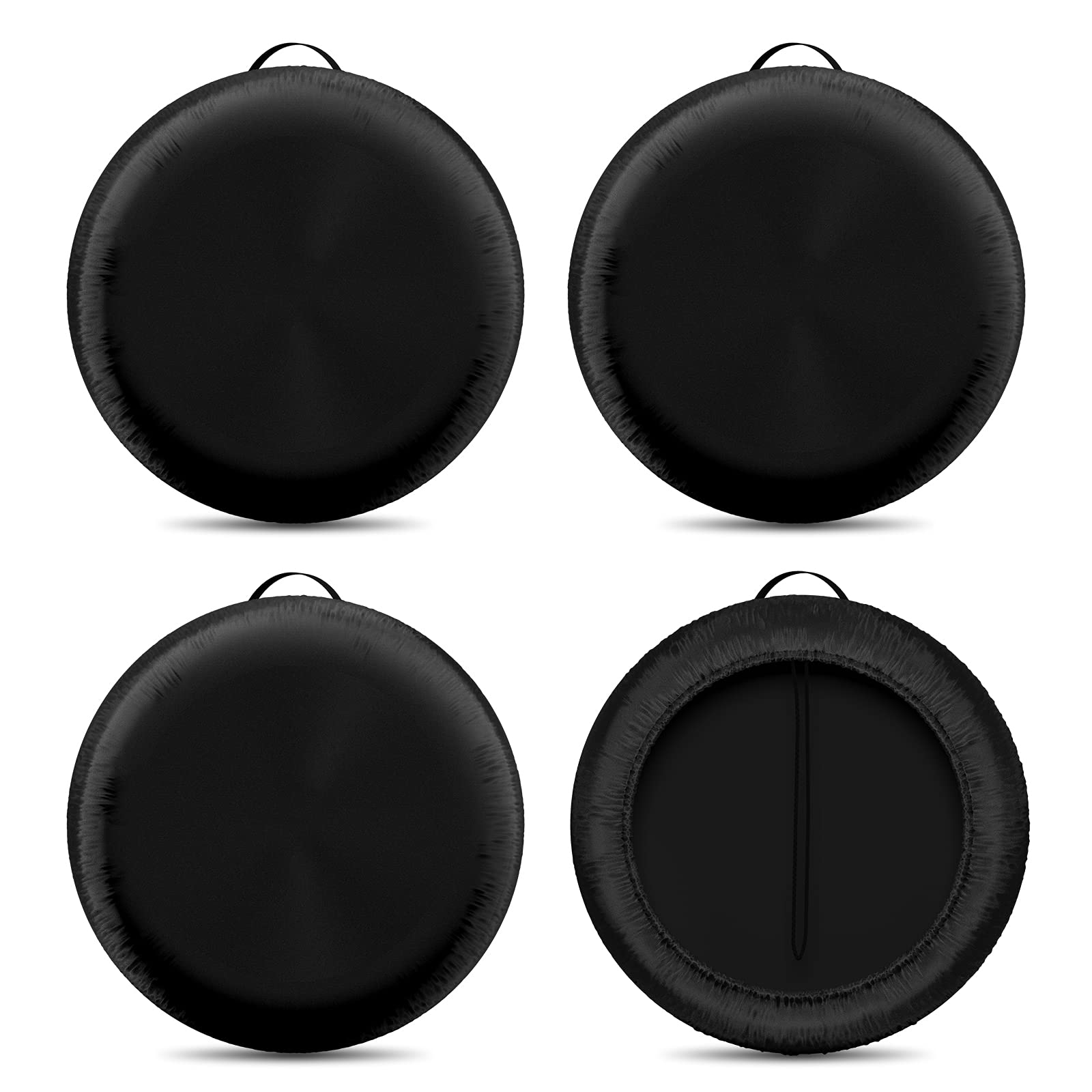 CICMOD Tire Covers 4 Pack, Universal Fits Tire Diameter 27-31 Inch, Black | Tire