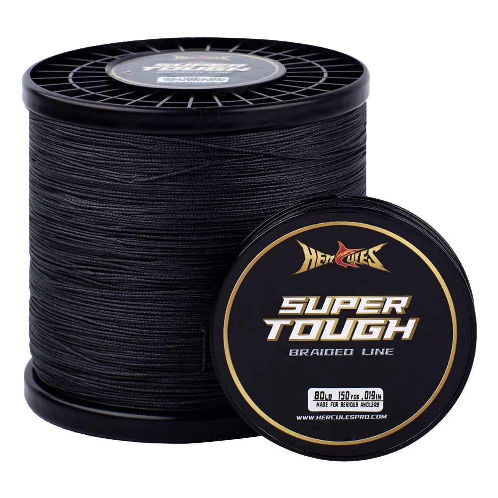 HERCULES Super Tough Braided Fishing Line 4 Strands / 8 Strands, 4lb - 160lb Bra