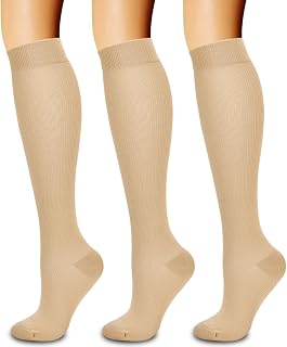 3 Pack Medical Compression Sock-Compression Sock For Women and Men Circulation -Best for Running,Nursing,Athletic Sports