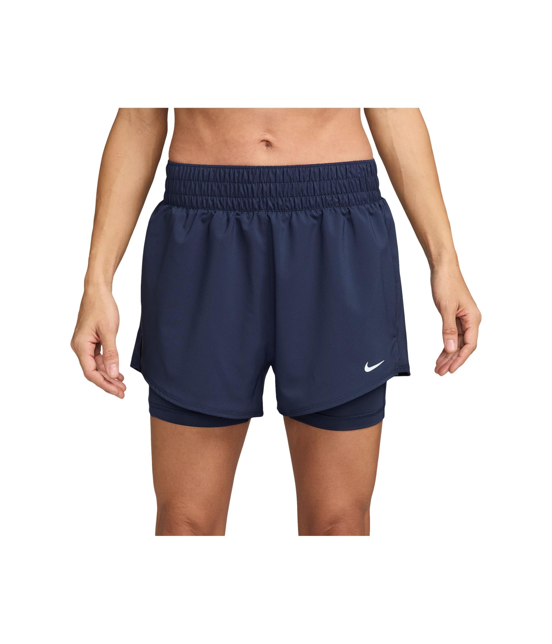 Nike Womens Dri-fit High-Waisted 3" 2-in-1 Shorts