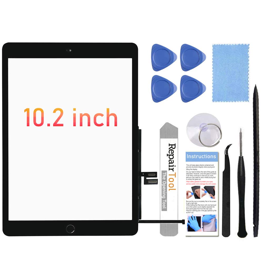 for iPad 7th/8th Generation Screen Replacement Digitizer 10.2"(A2197,A2198,A2200