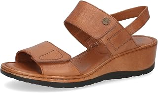 CAPRICE Women's Leather Wedge Sandals