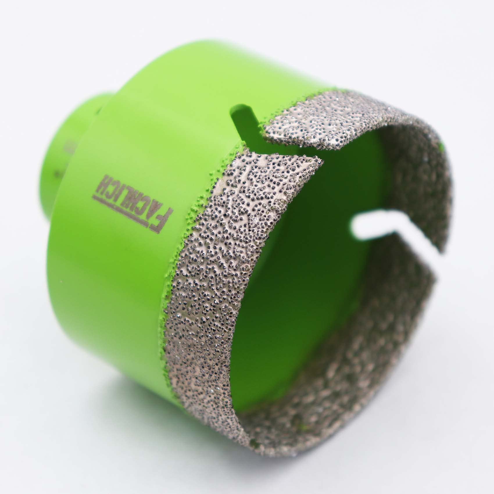 Diamond Drill Bit, 65 mm Vacuum Brazed Dry Hole Saw with M14 Thread for Porcelai