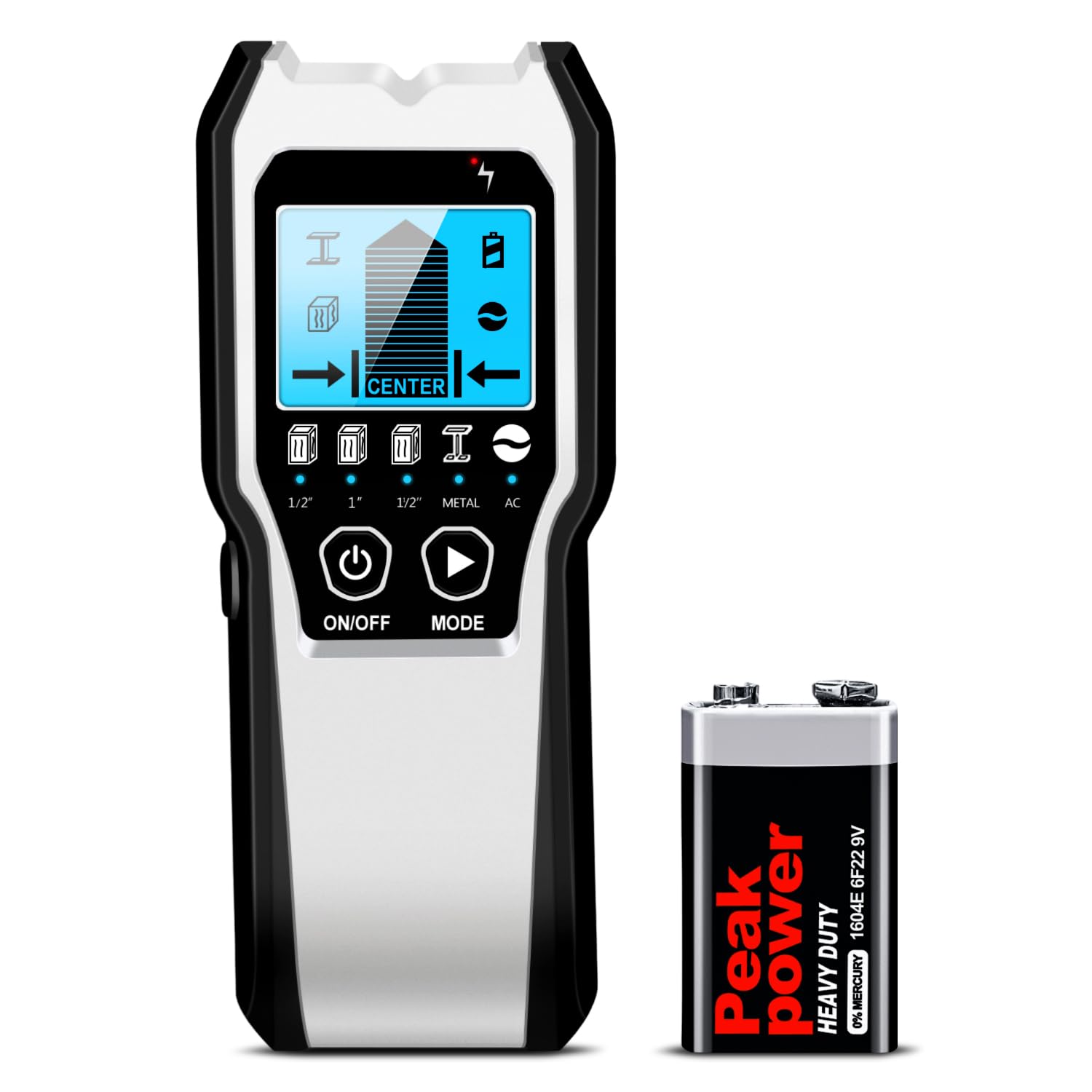 FOLAI TH550 Stud Finder Wall Scanner - 5 in 1 Stud Detector Detector Beam Finder