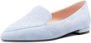 Castamere Women's Low Heel Heel Pointed Toe Slip-On Pumps Wedding Office Shoes