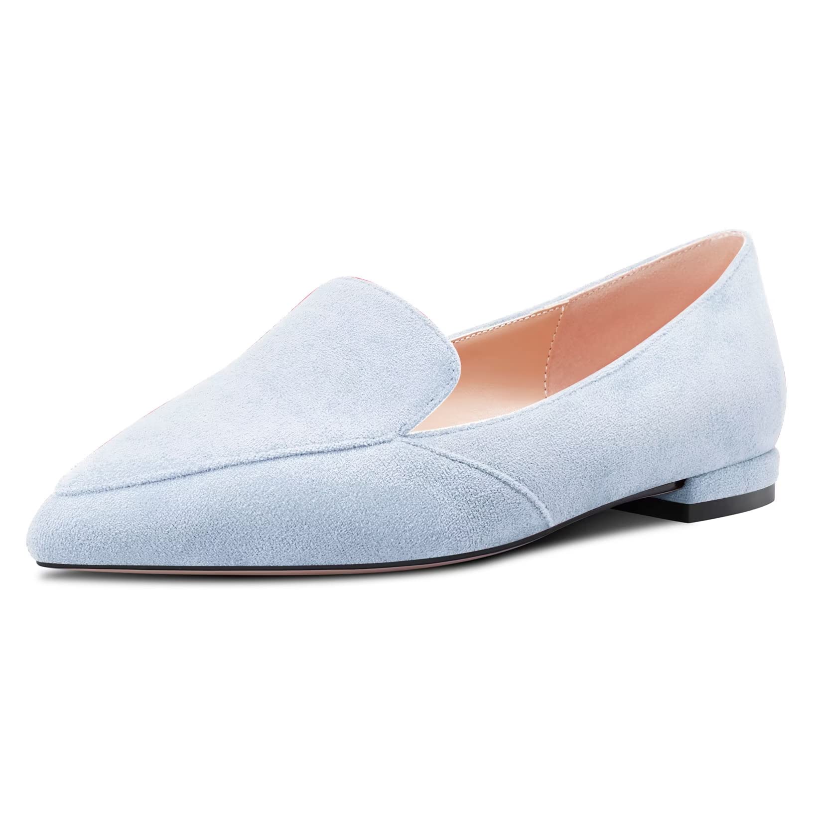 Castamere Women's Low Heel Heel Pointed Toe Slip-On Pumps Wedding Office Shoes