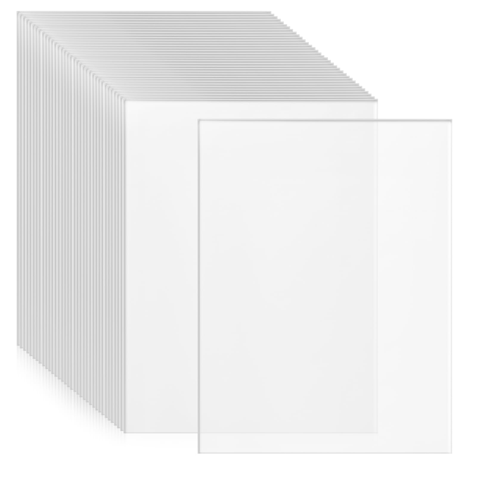 Dunzoom 36 Pcs 5 x 7 Inch Clear PETG Carve Etching Plates Bulk | Abundant Quanti