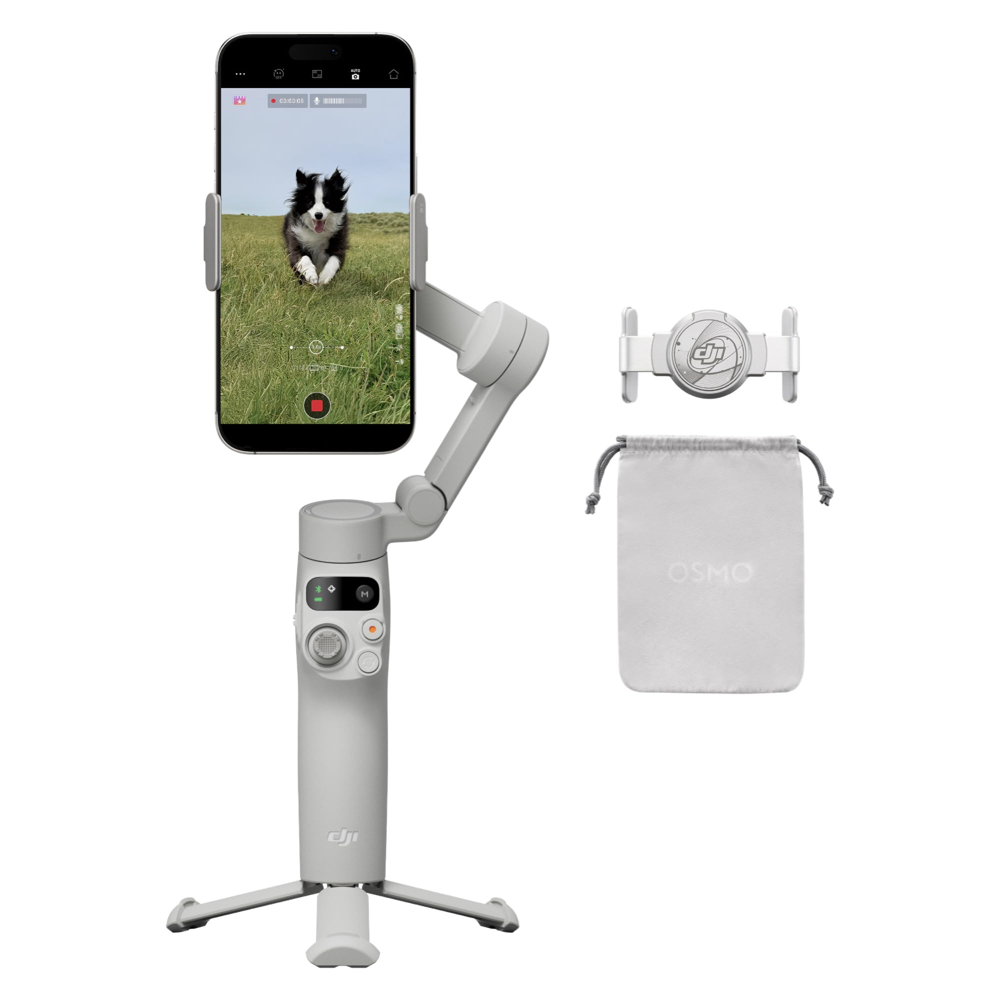 DJI Osmo Mobile 7 Gimbal Stabilizer for iPhone & Android, 3-Axis Gimbal | Built-