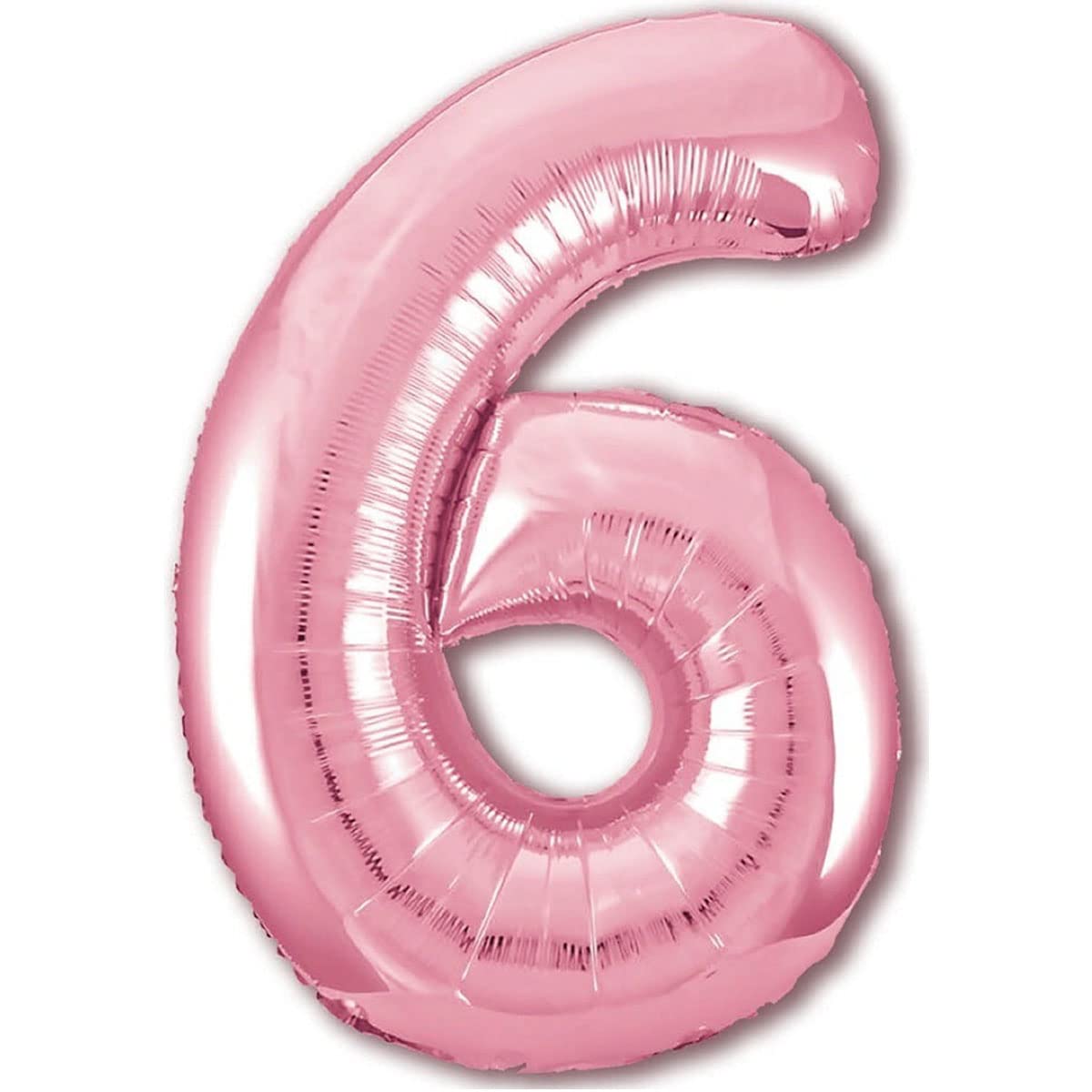 Balloon 6 Birthday Number 6 Metallic Balloon XXL Giant 100 cm Air or Helium Deco