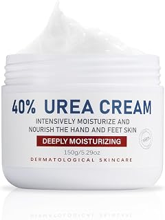 OUKEYA 40 Percent Urea Cream Hand Foot Cream for Dry Cracked Skin | Intensive moisturising urea lotion, softens rough dry cracked skin on hands, heels and feet