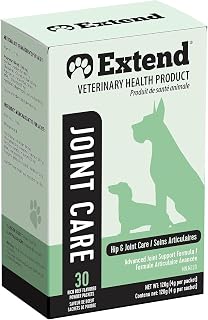 Extend - Joint Care for Dogs - 1 Month Supply - Glucosamine for Dogs with MSM & Ascorbic Acid - Pure Grade Ingredients
