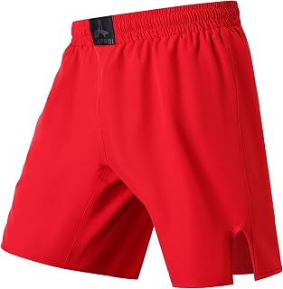 LAFROI Mens BJJ Boxing Shorts Trunks MMA Cross Training Fight Wear
