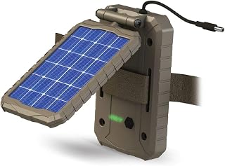 Stealth CAM Sol-Pak Solar Battery Pack, 12V Solar Power Panel, Compatible | All Wireless/Cellular Trail Cameras - 3000 mAh, Rechargeable Battery, 10ft Insulated Cable