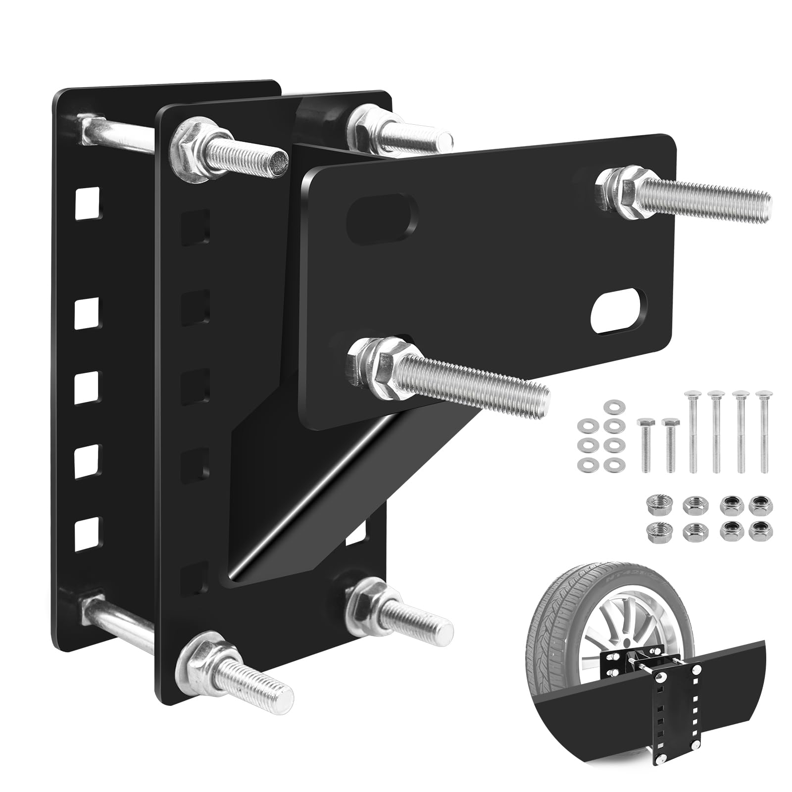 Spare Tire Mount, Universal Spare Tire Carrier Holder | for Utility Trailer Boat