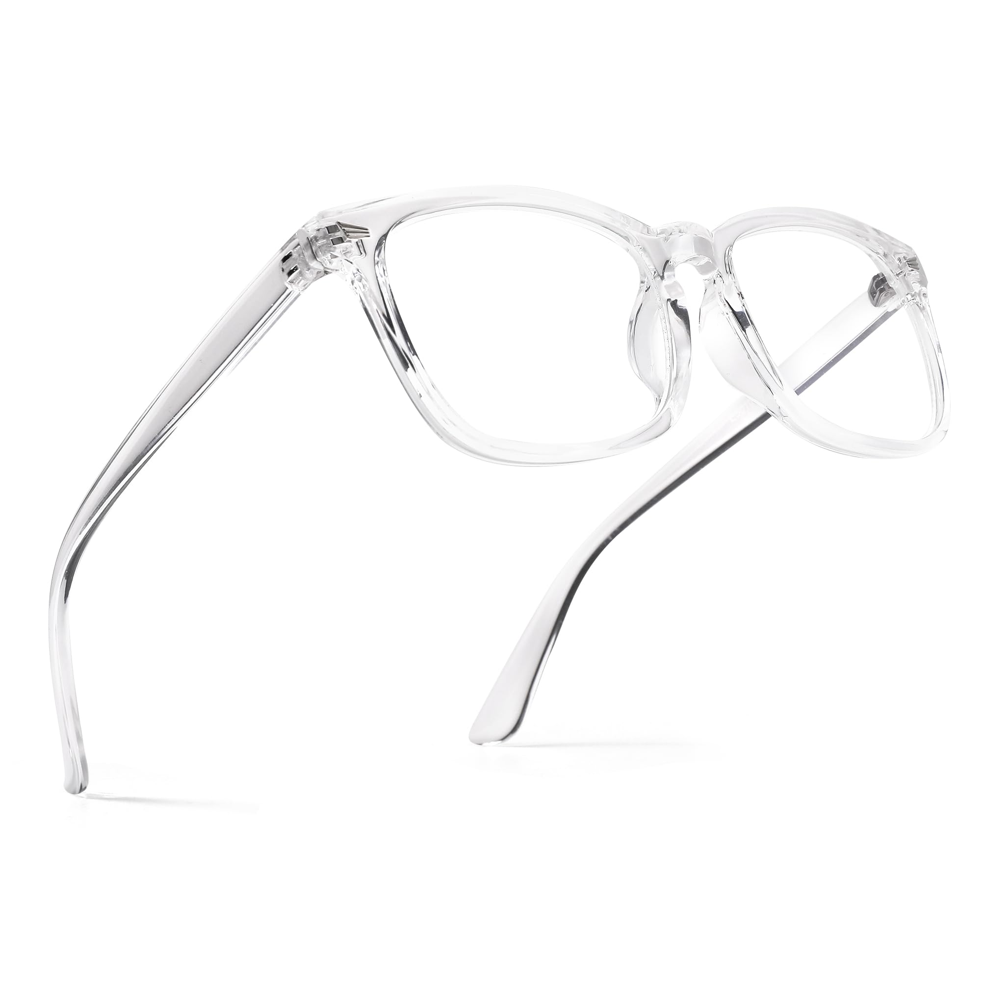 Pro Acme Non-Prescription Clear Frame Glasses for Women Men | Light Weight,Daily