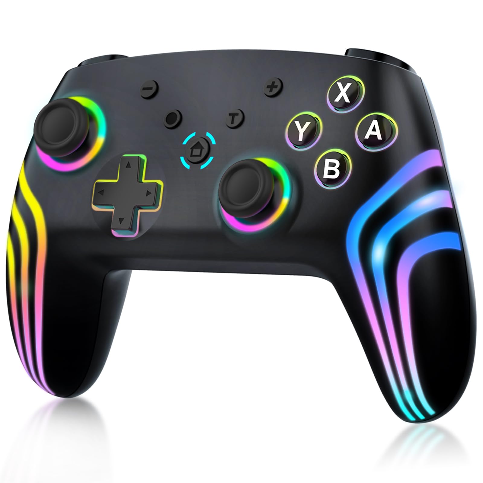 MYSTILUCK Wireless Pro Controller for Switch, Switch 2, Lite, OLED, PC | 7 Color