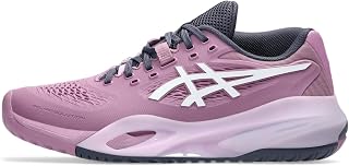Asics Gel-Dedicate 8 Men's Tennis Shoes, White/Shock Orange, 44.5 EU
