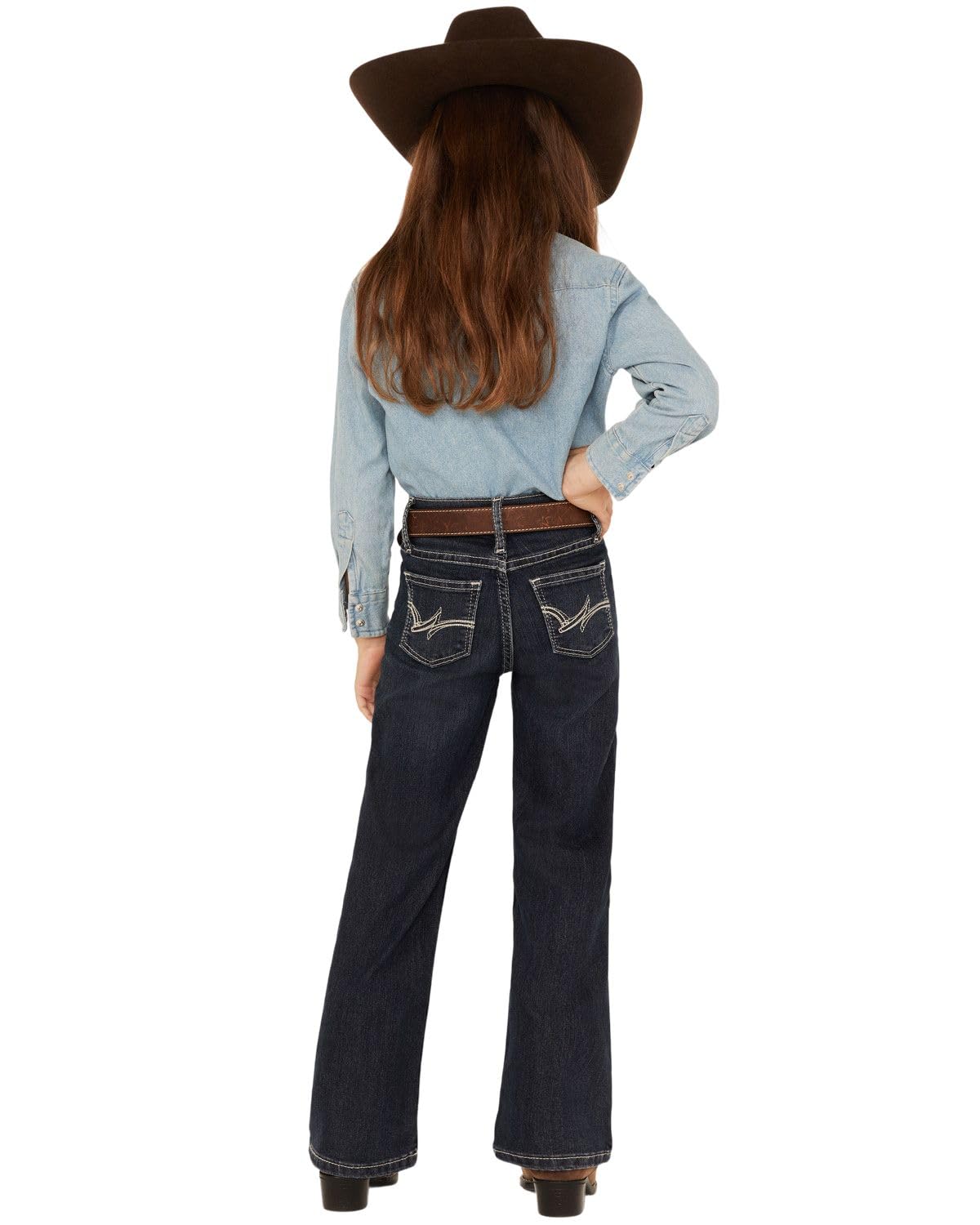 Wrangler Girls' Stretch Boot Cut Jean