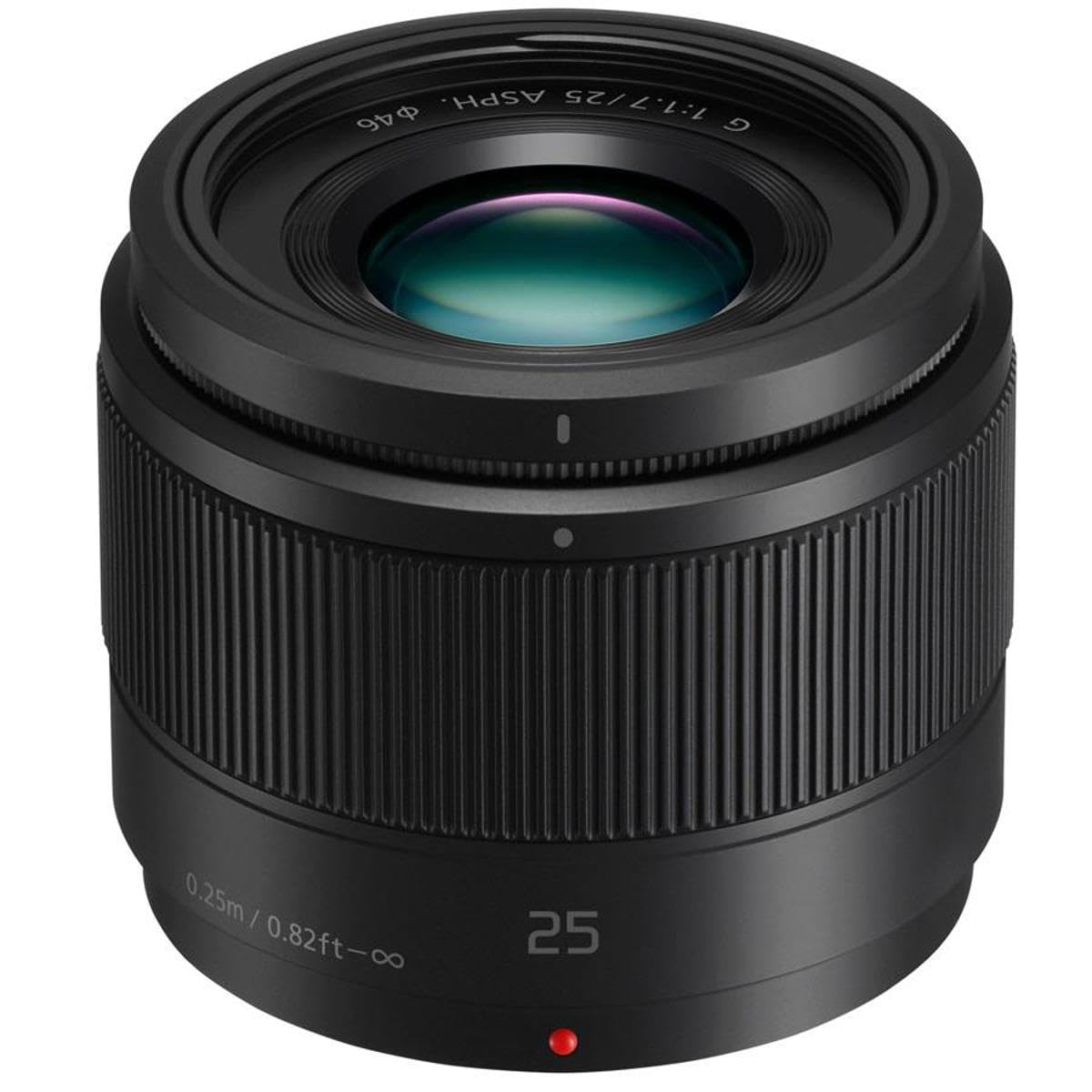 Panasonic LUMIX G Lens, 25mm, F1.7 ASPH, Mirrorless Micro Four Thirds, H-H025K (