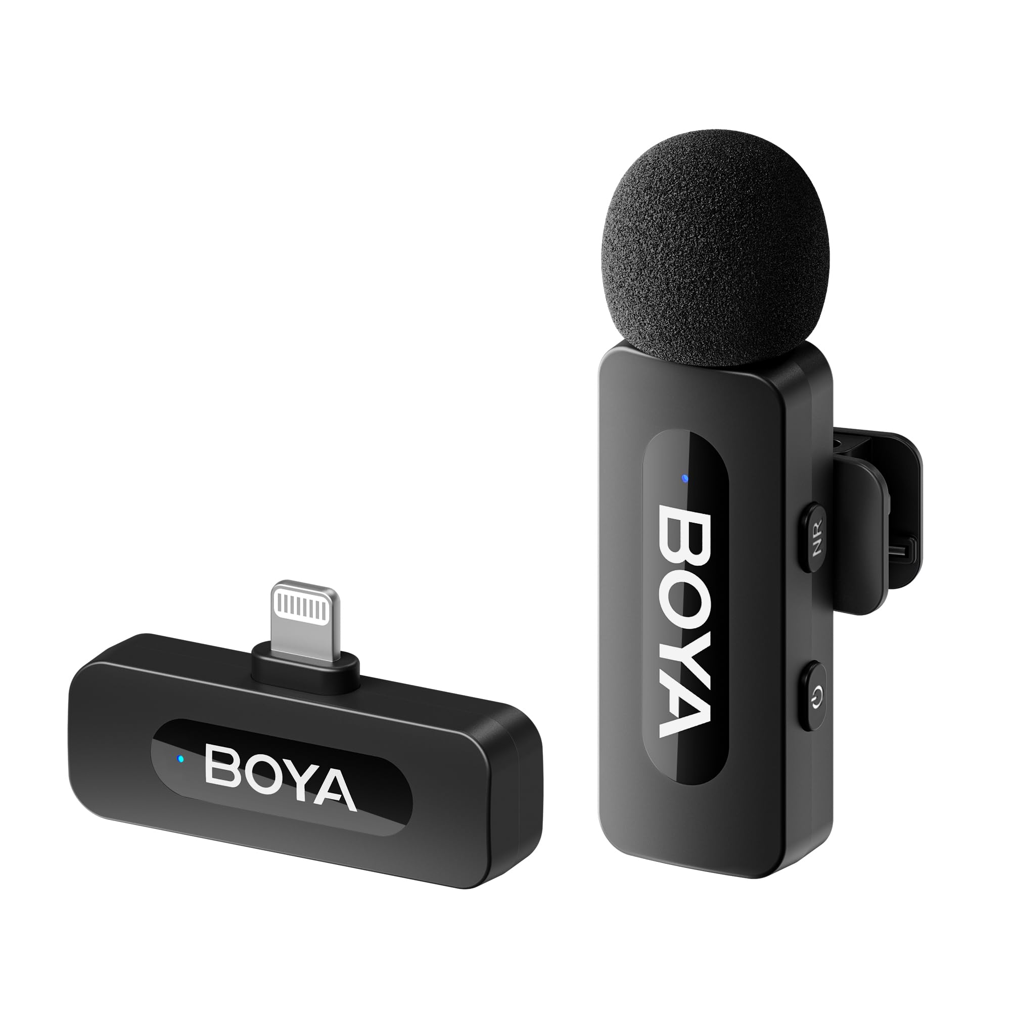 BOYA BY-V1 Professional Lapel Wireless Microphone, Mini Microphone iPhone Smartp