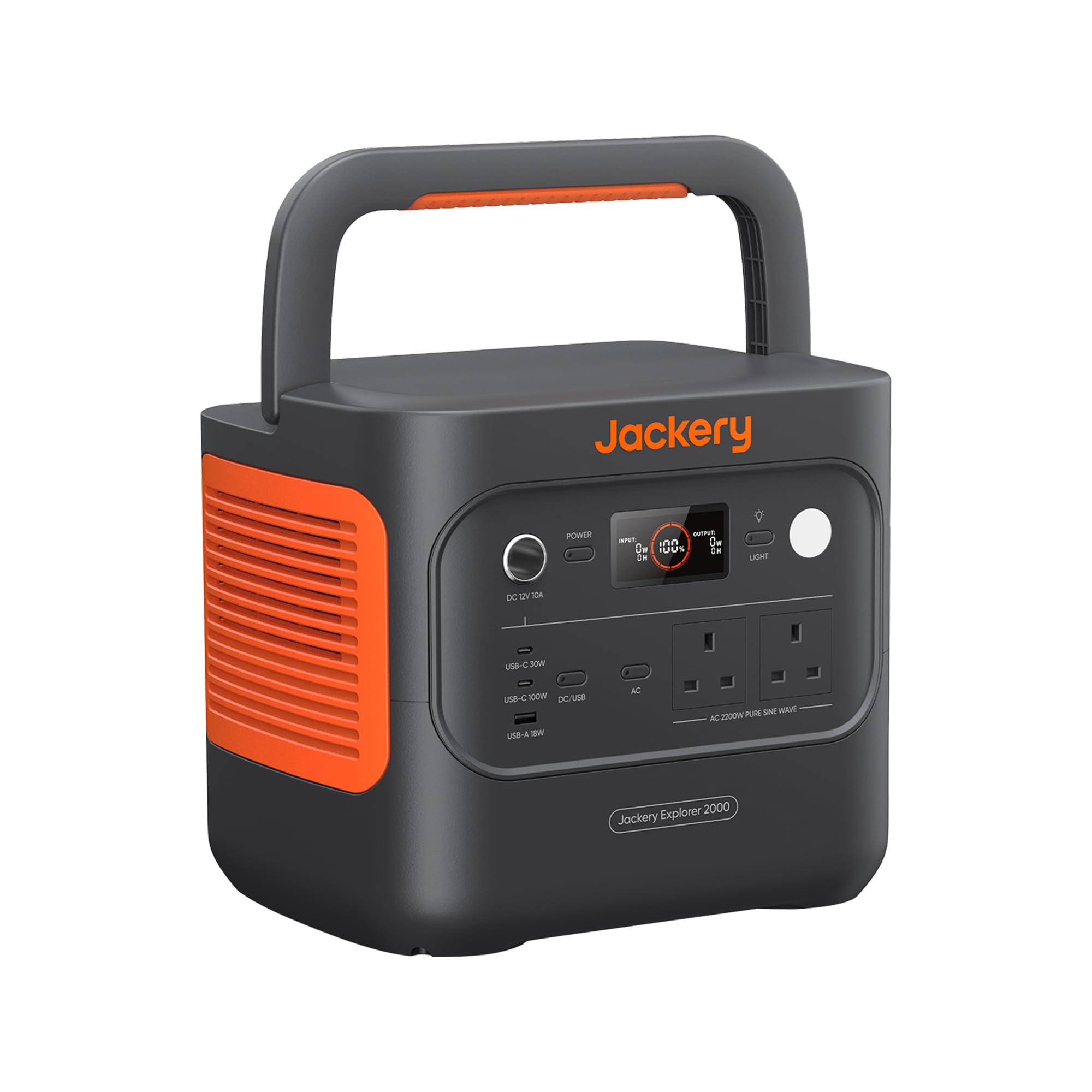 Jackery Explorer 2000 v2, 2042Wh 2200W(4400W Surge) Portable Power Station | EV-